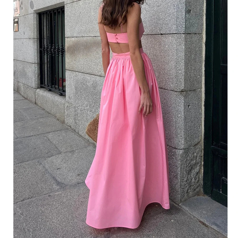 Serenne Summer 2025 Set - Tank Top With Long Skirt, Boho Style, Very Elegant