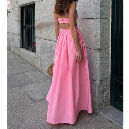 Serenne Summer 2025 Set - Tank Top With Long Skirt, Boho Style, Very Elegant