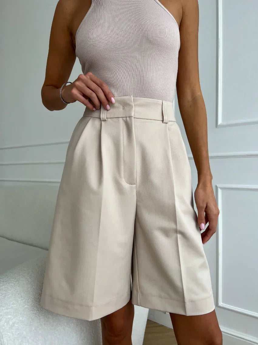Casual Serenne Shorts - For Summer, High Waist, Stylish and Versatile