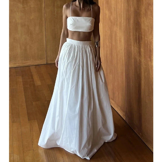 Serenne Summer 2025 Set - Tank Top With Long Skirt, Boho Style, Very Elegant