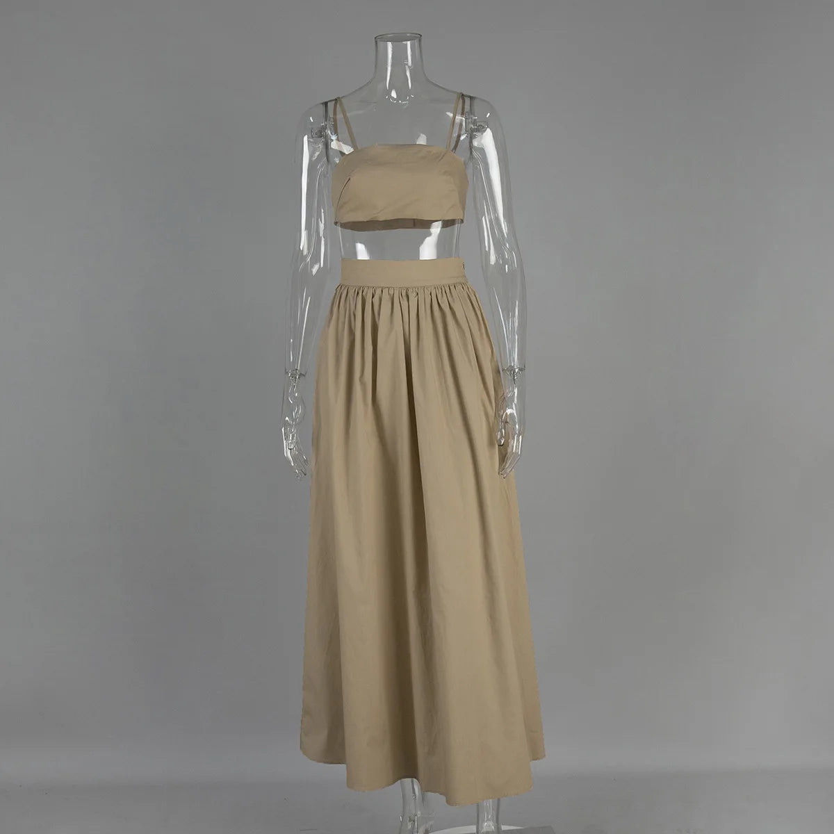 Serenne Summer 2025 Set - Tank Top With Long Skirt, Boho Style, Very Elegant