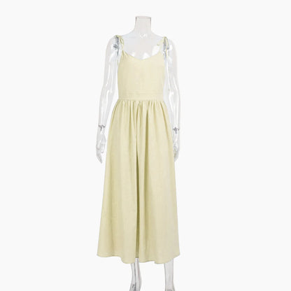 Bornladies Serenne V-Neck Dress - Beach Style, Spring and Summer