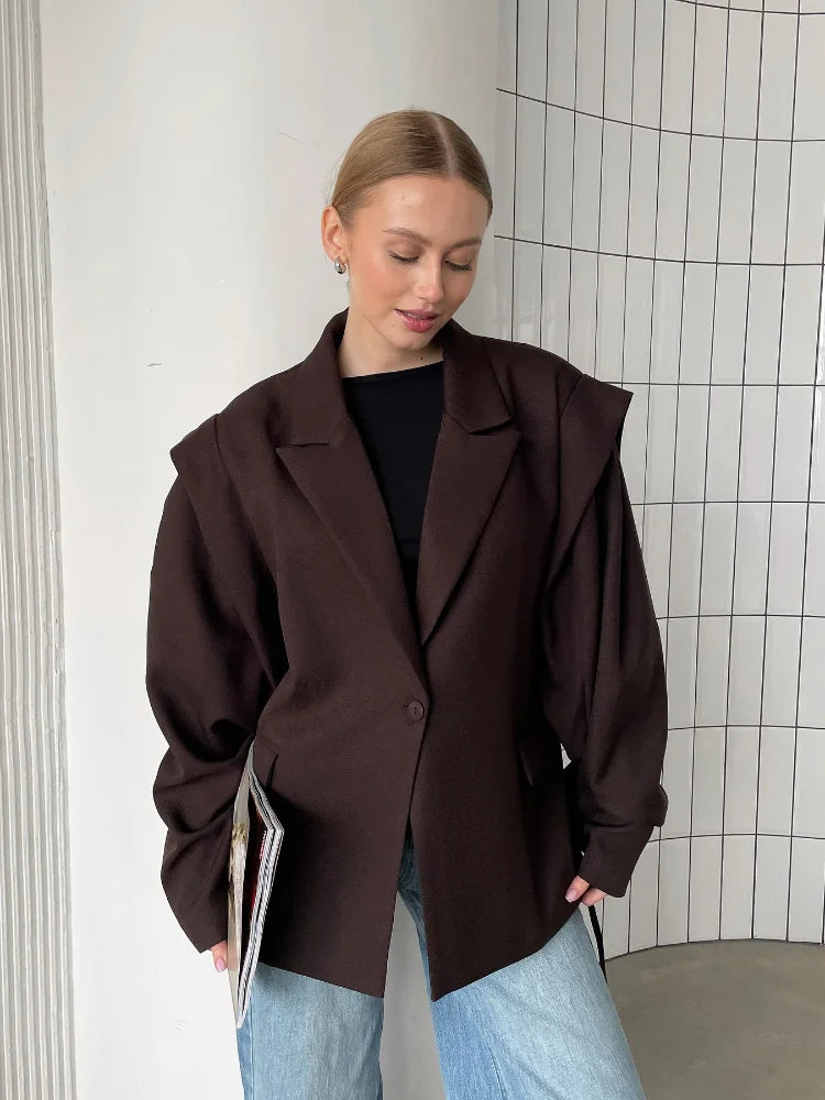 Serenne Blazer - Long Sleeves, Elegant and Luxurious