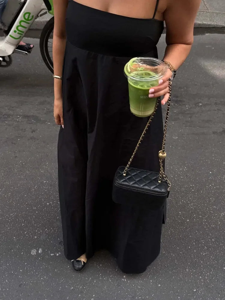 Serenne Dress - Square Neckline, Long, Casual and Elegant