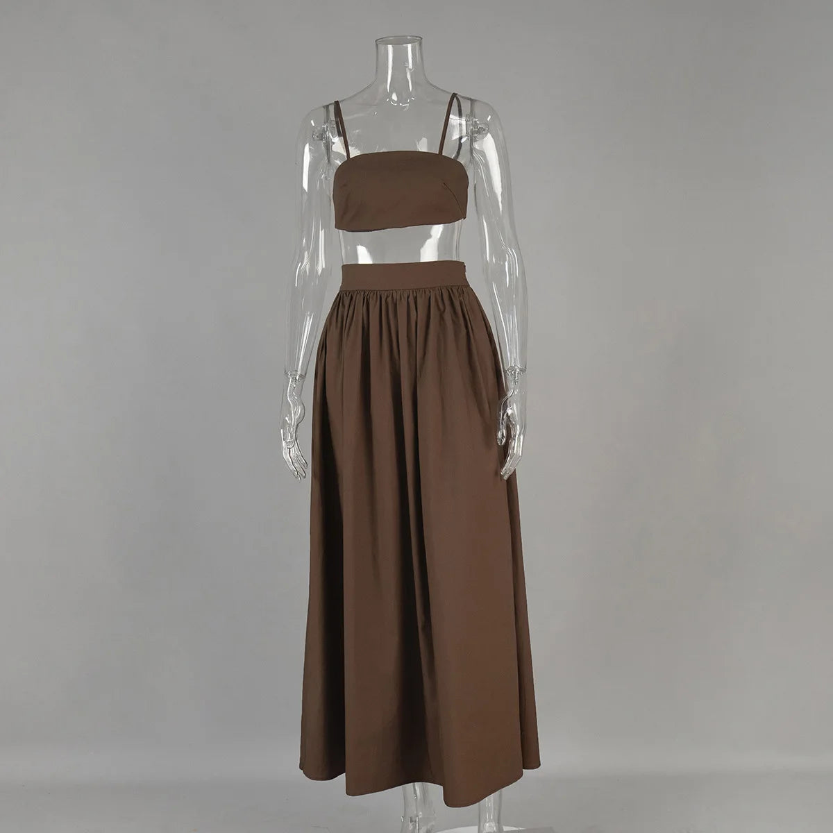 Serenne Summer 2025 Set - Tank Top With Long Skirt, Boho Style, Very Elegant