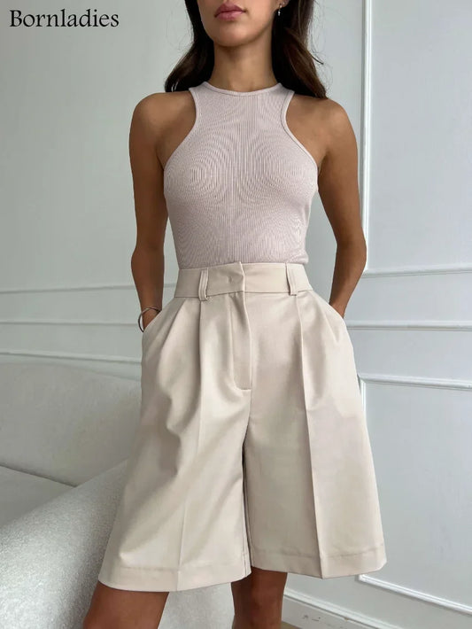 Casual Serenne Shorts - For Summer, High Waist, Stylish and Versatile