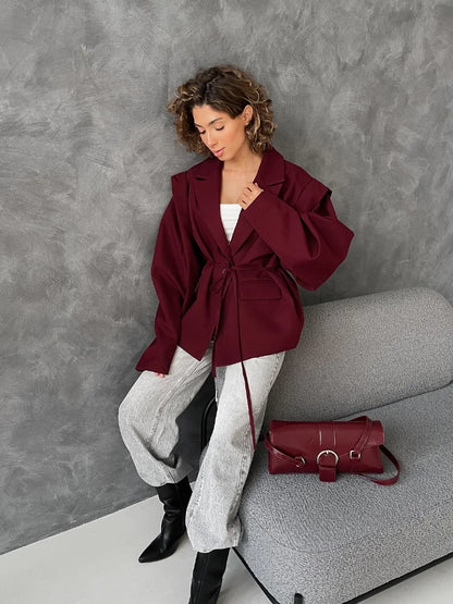Serenne Blazer - Long Sleeves, Elegant and Luxurious