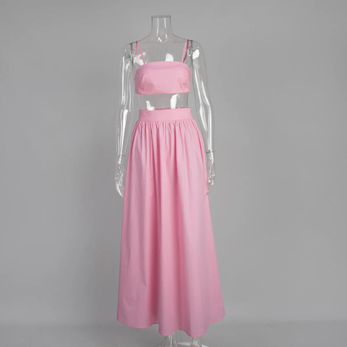 Serenne Summer 2025 Set - Tank Top With Long Skirt, Boho Style, Very Elegant